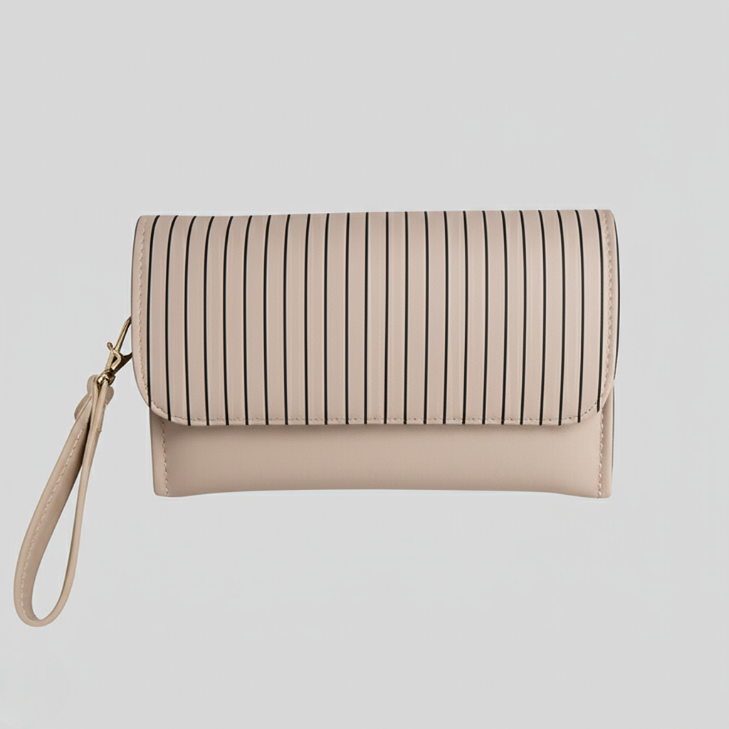 "Butterfly Embossed Wristlet Wallet"