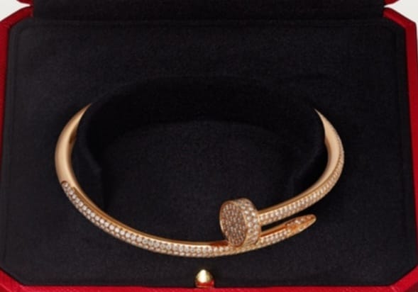 Rose Gold Nail Bracelet