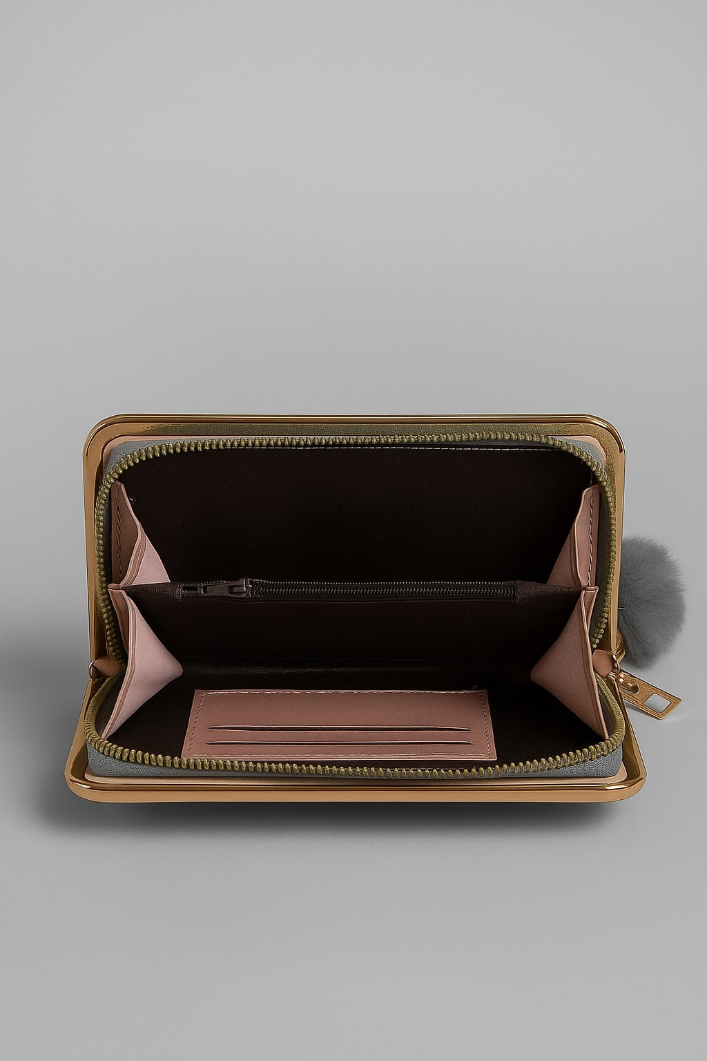 Ladies premium leather signature wallet