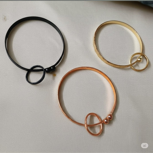 Stainless Steel Bracelets with Rings