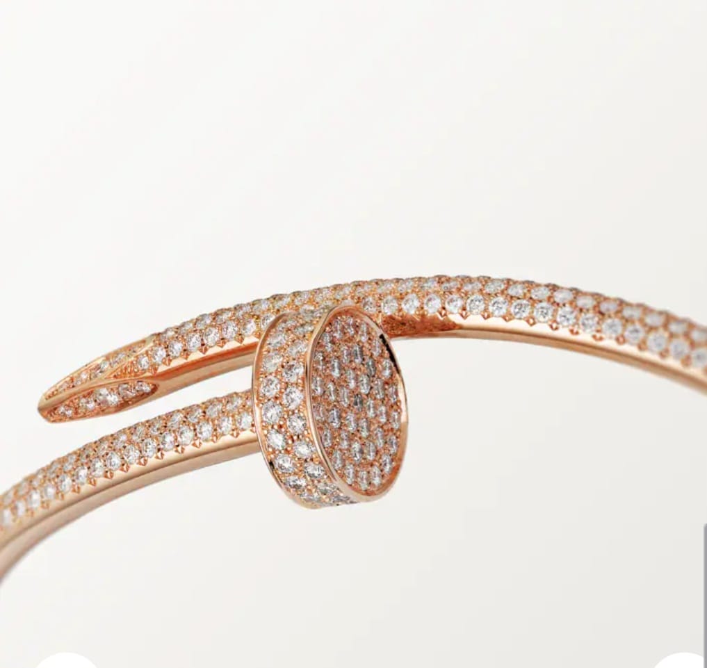 Rose Gold Nail Bracelet