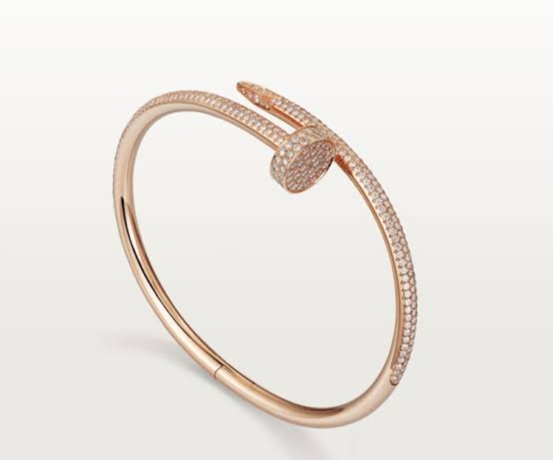 Rose Gold Nail Bracelet
