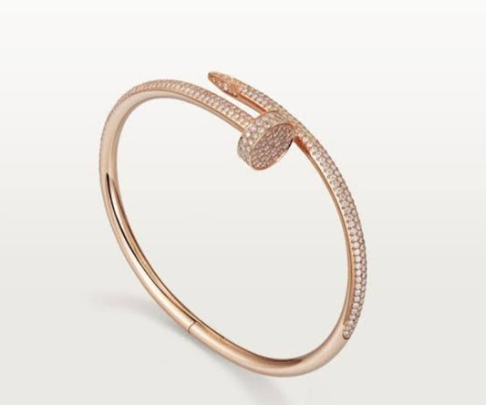 Rose Gold Nail Bracelet
