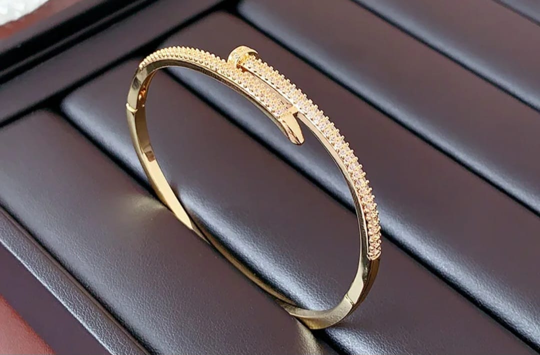 Rose Gold Nail Bracelet