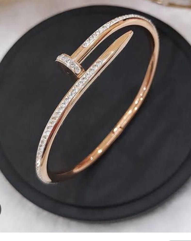 Rose Gold Nail Bracelet